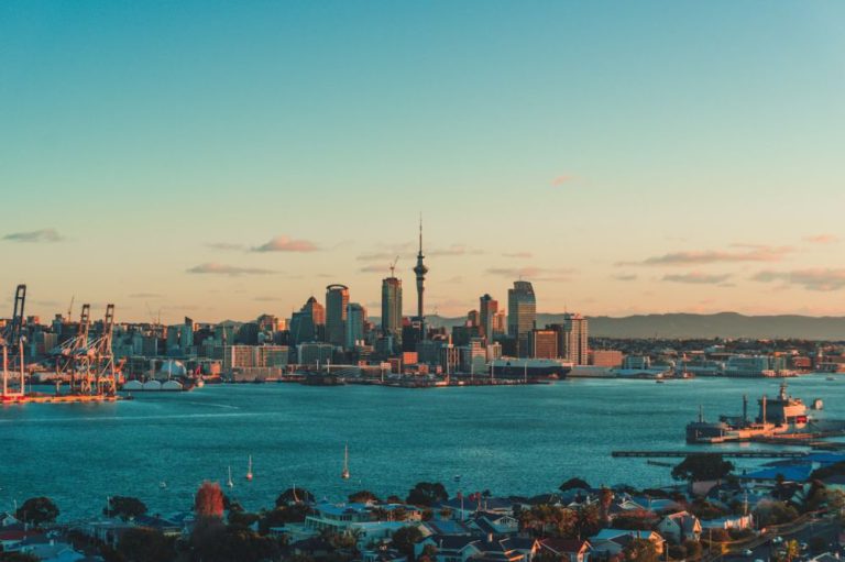 Auckland - a view of a city and a body of water
