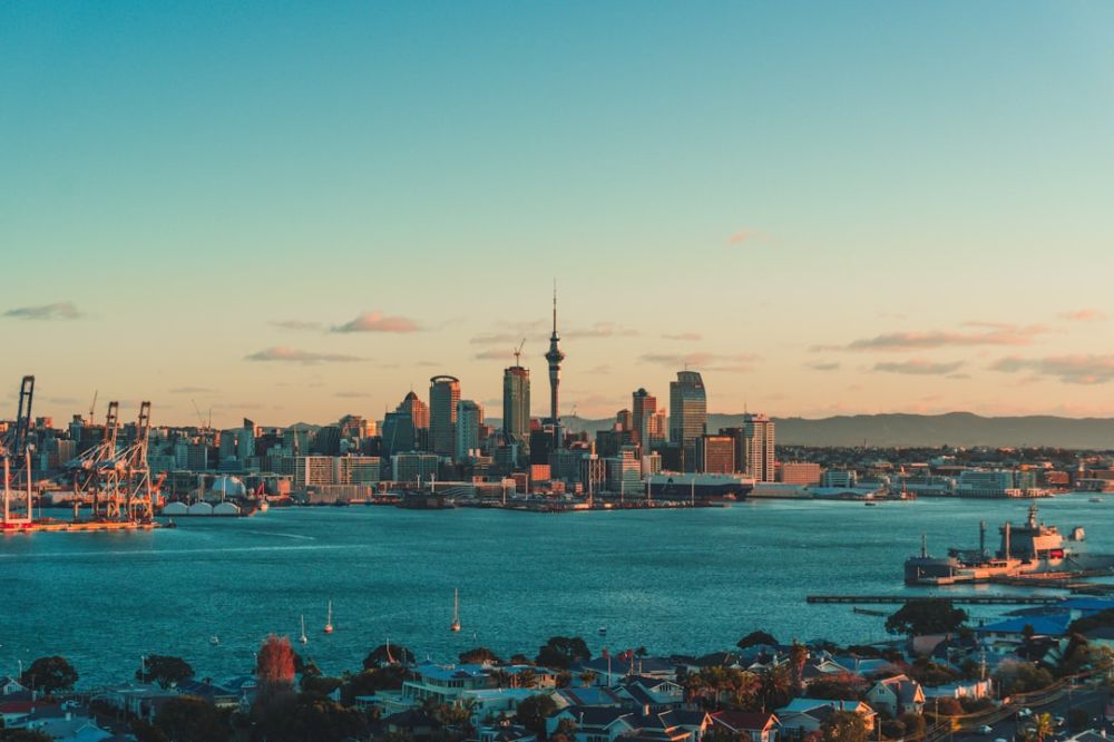 Auckland - a view of a city and a body of water