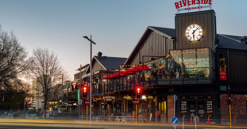 Christchurch - The Riverside Market in New Zealand