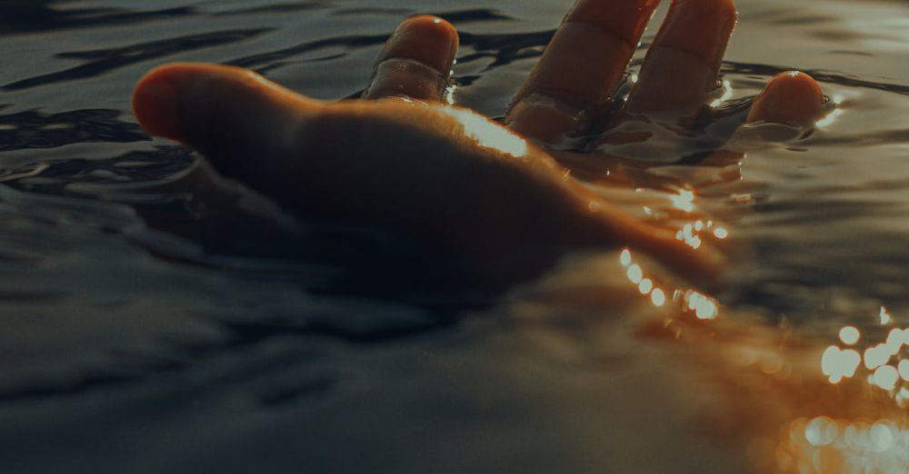 Marine Reserves - Anonymous person in clear water