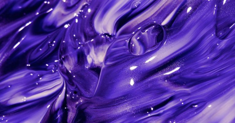 Maori Arts - Purple Abstract Illustration