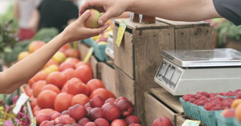 Farmers' Markets - Person Giving Fruit to Another