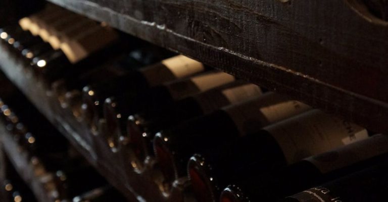 Wines - Cellar With Wine Bottles