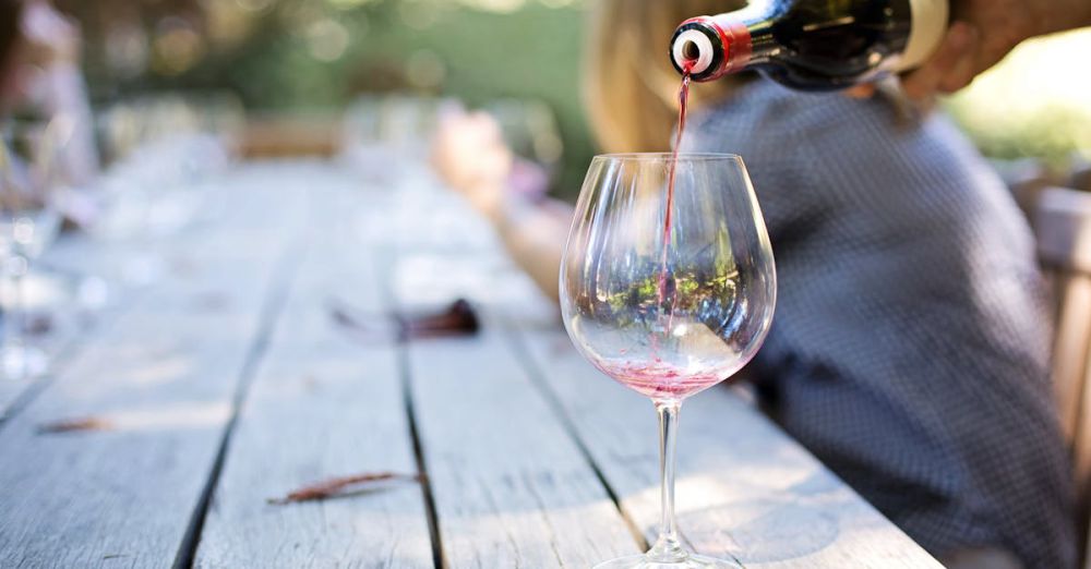 Wine Tours - Wine Poured in Long-stem Glass