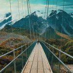Suspension Bridge over the Hills